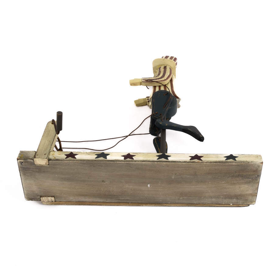 Chris Flesher Folk-Art Style Uncle Sam Motion Figure-7
