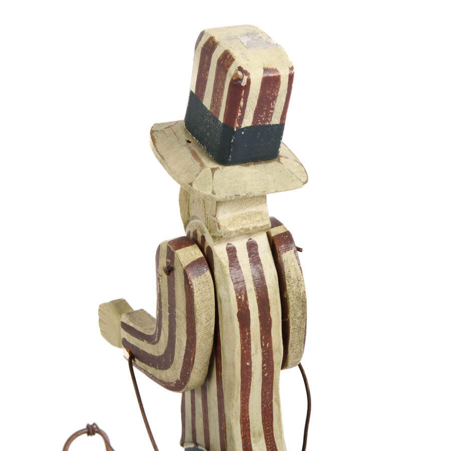 Chris Flesher Folk-Art Style Uncle Sam Motion Figure-4
