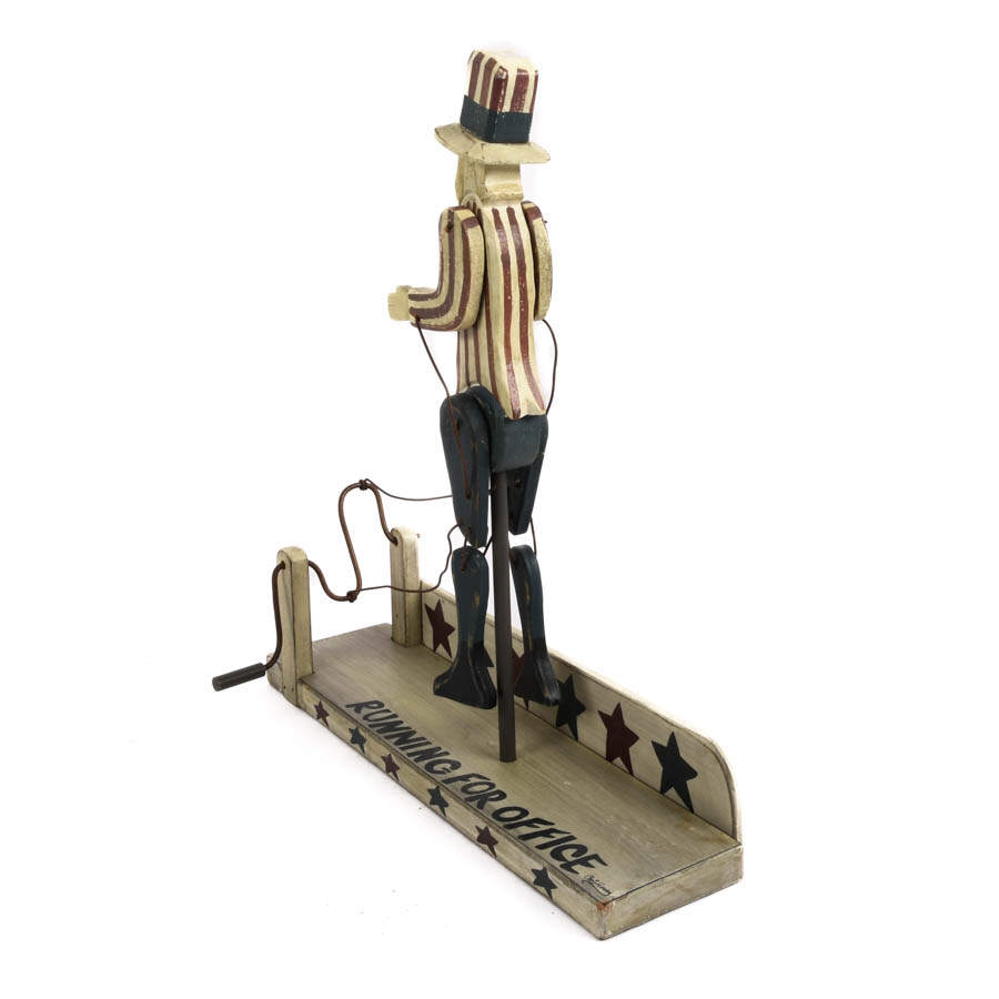 Chris Flesher Folk-Art Style Uncle Sam Motion Figure-3