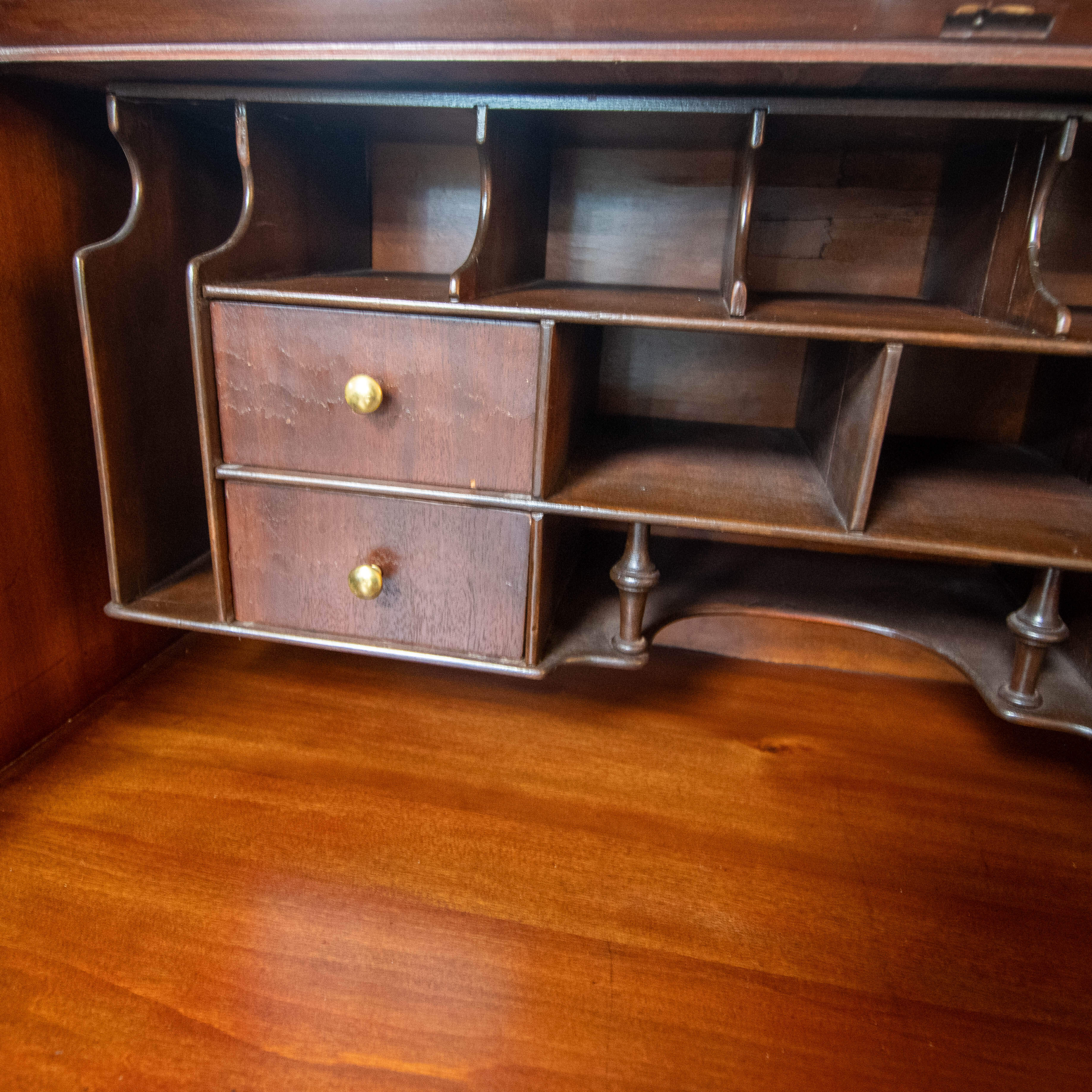 Antique Victorian Secretary Desk-9
