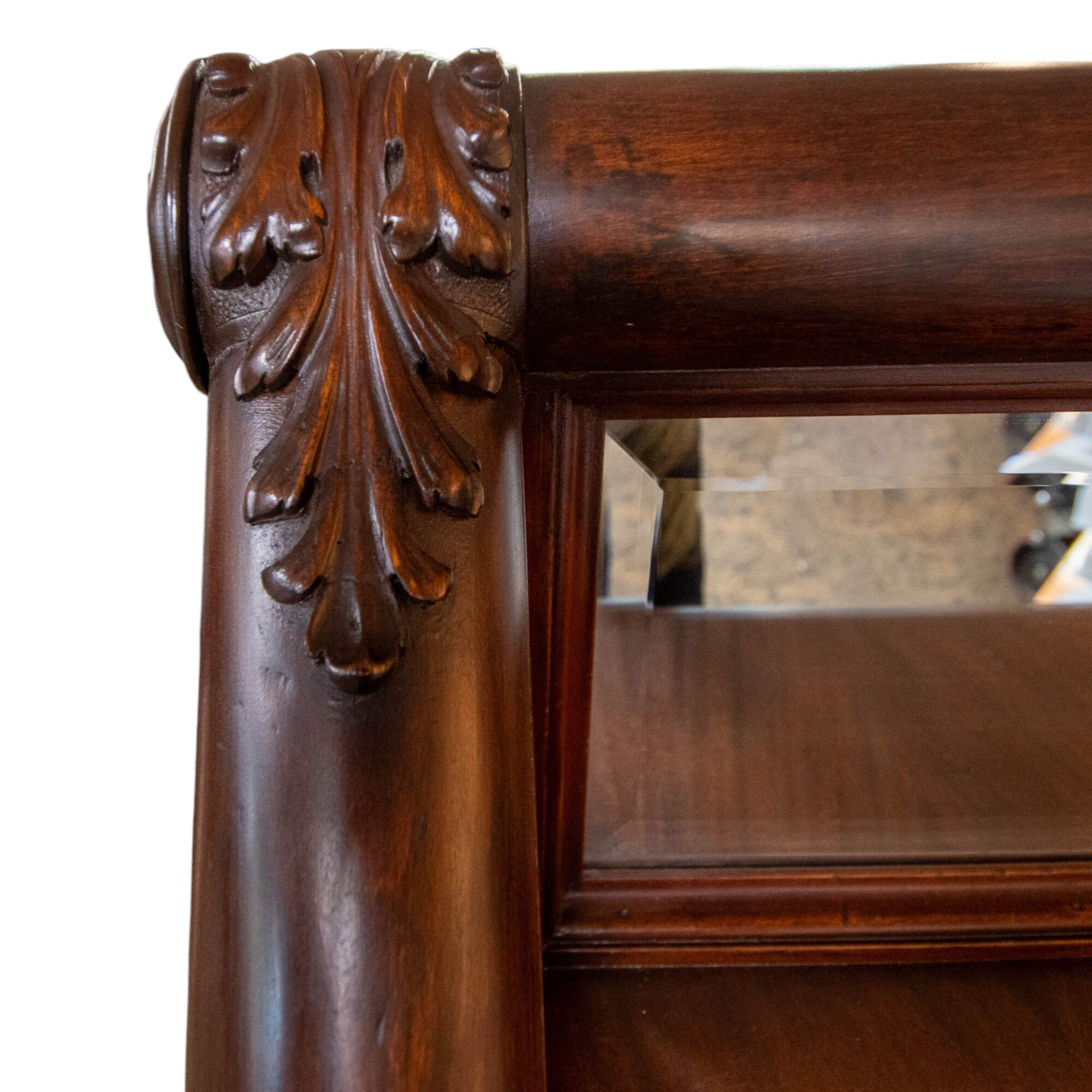 Antique Victorian Secretary Desk-8