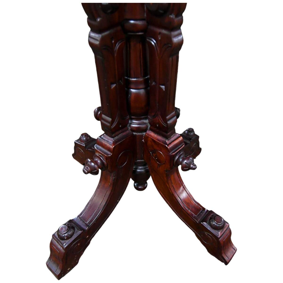 Antique Victorian Wood Side Table-3