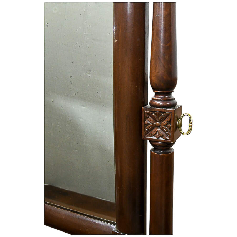Antique Victorian Empire Desk-8