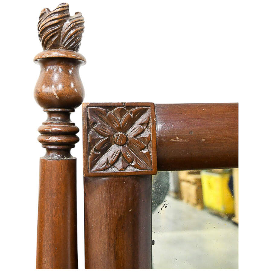 Antique Victorian Empire Desk-7