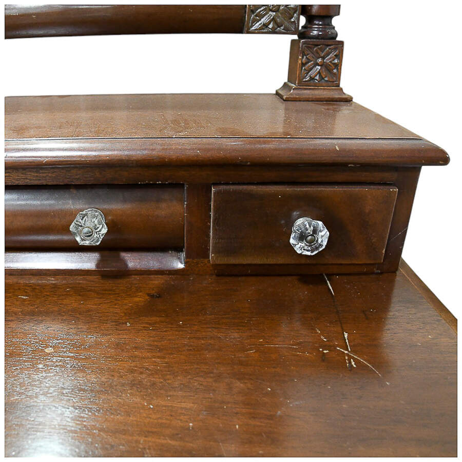 Antique Victorian Empire Desk-6