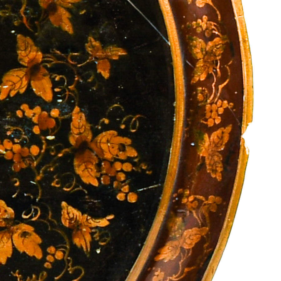 Antique French Lacquered Tilt-Top Table-5