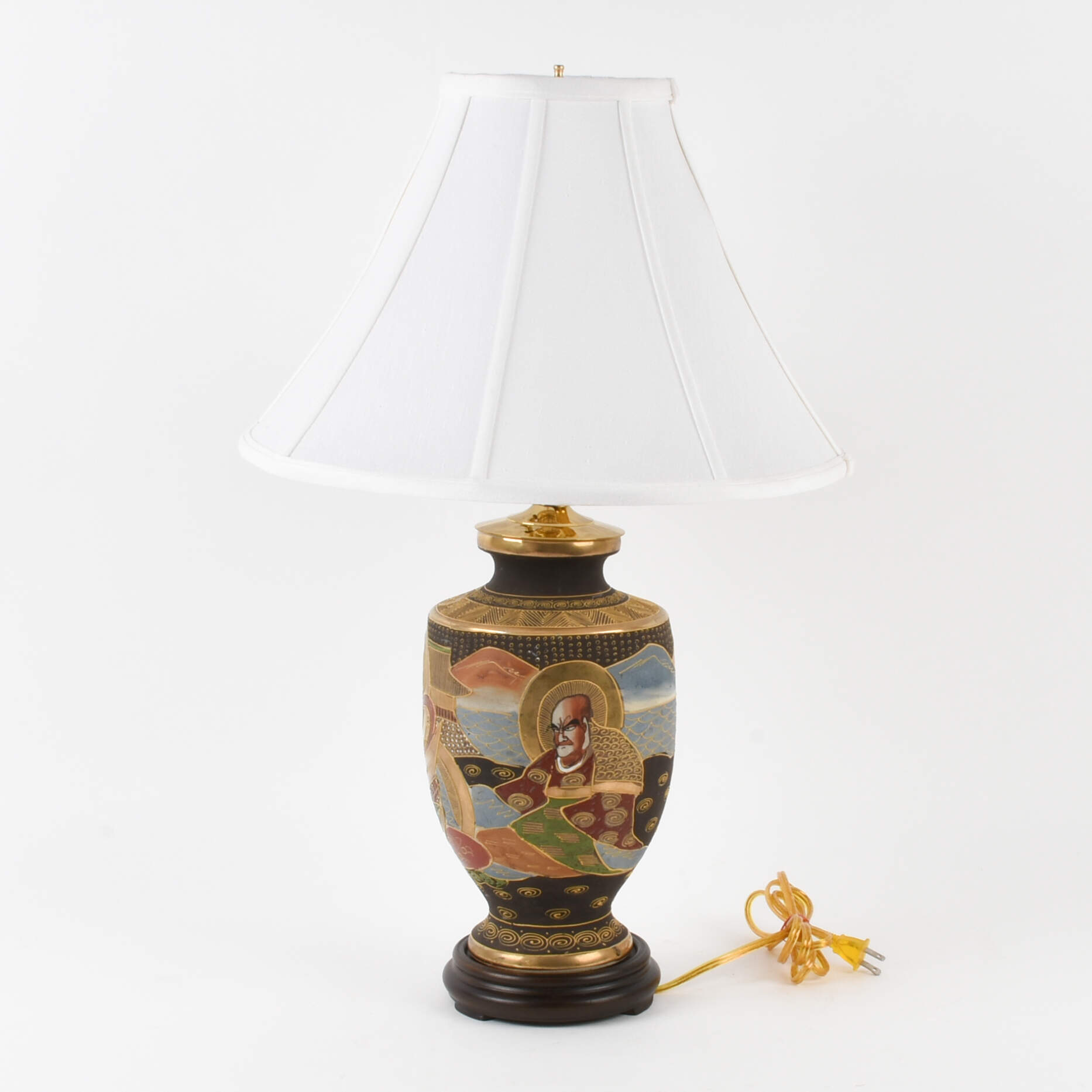 Japanese Satsuma Table Lamp-4