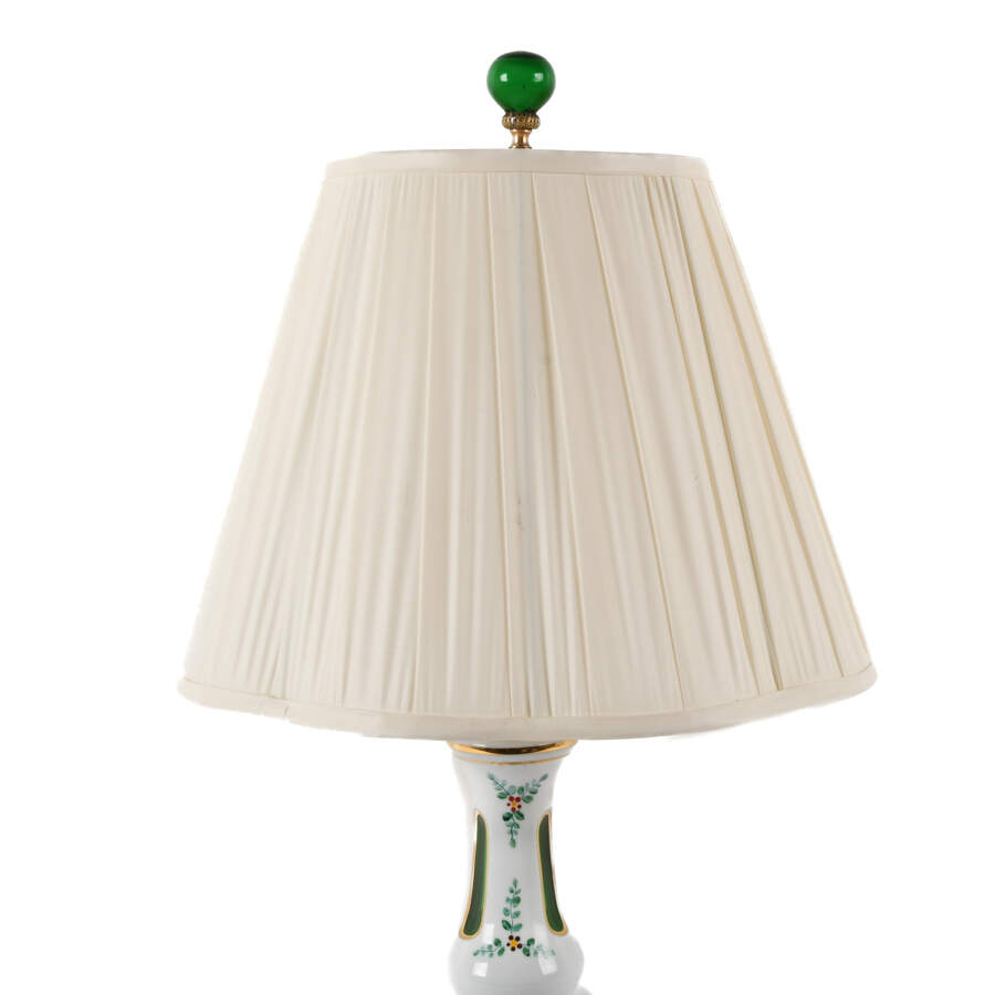 Bohemian Czech Glass Table Lamp-3