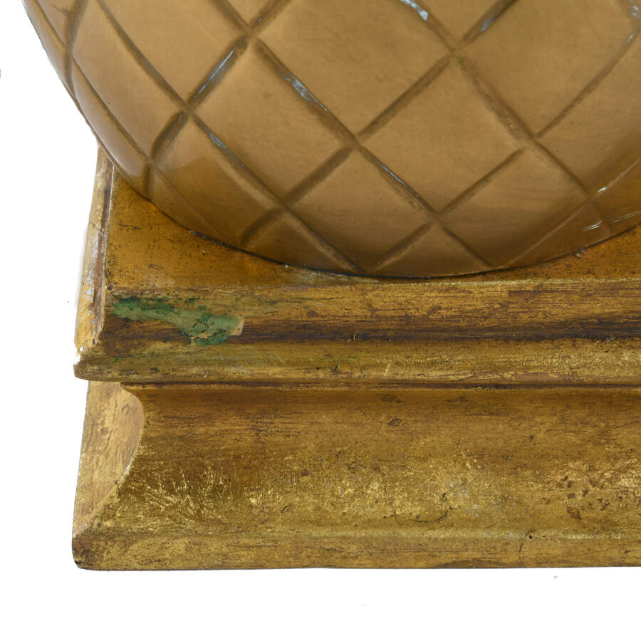 Hollywood Glam Brass Pineapple Lamp-7
