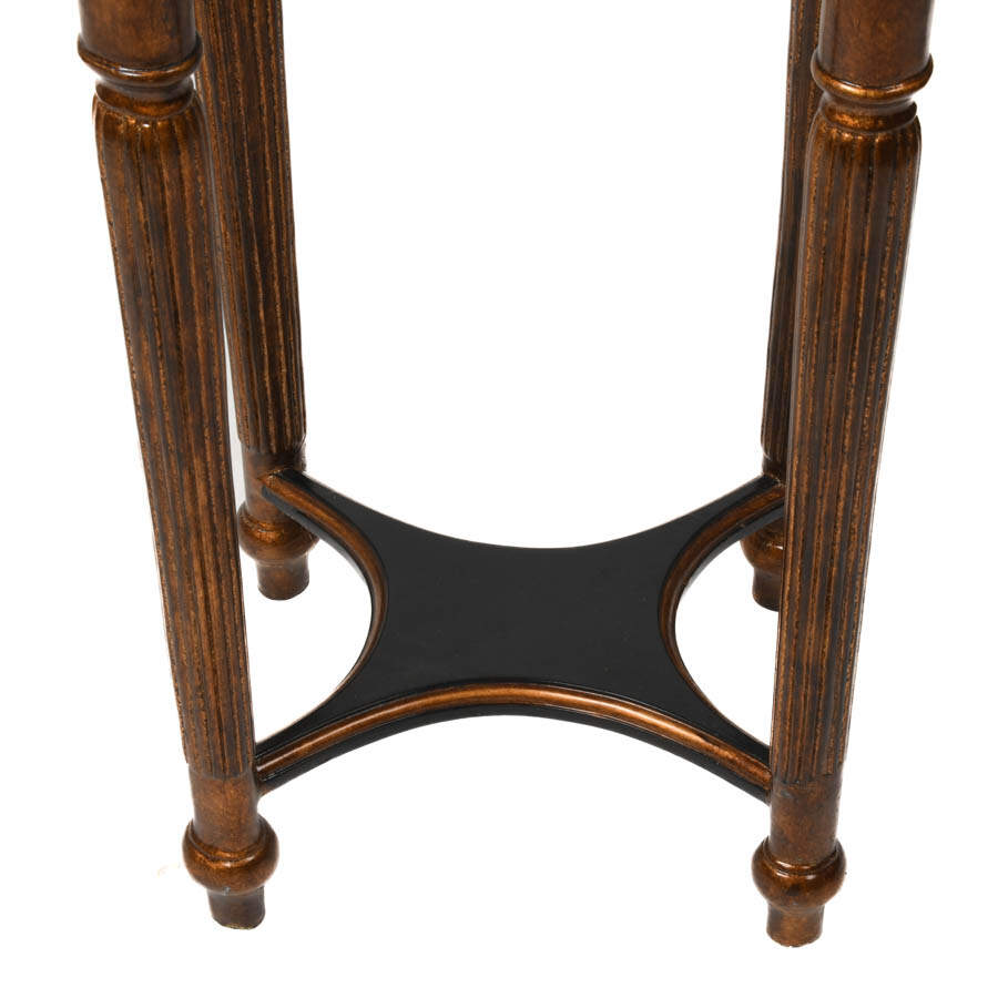 Maitland Smith-Style Oval Occasional Table-6