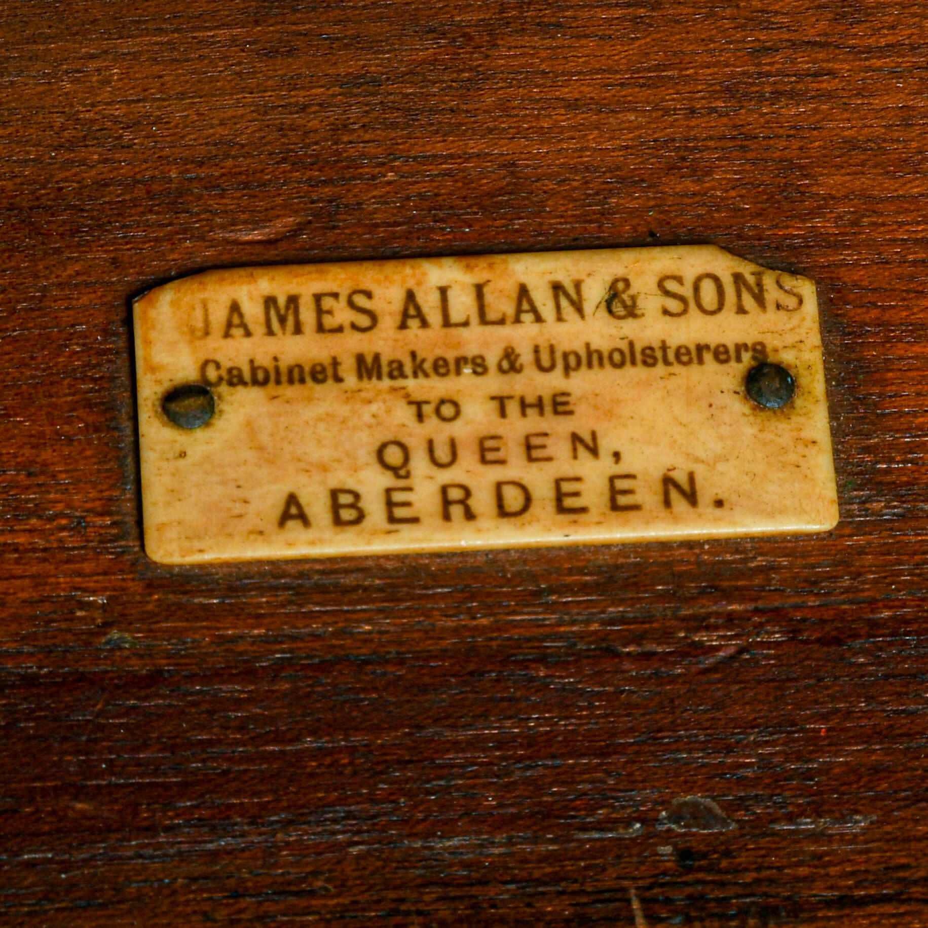 James Allen and Sons' Carved Oak Bedside Cabinet-5