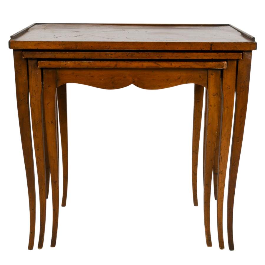 Set of Three Mid-Century Heritage Nesting Tables-11