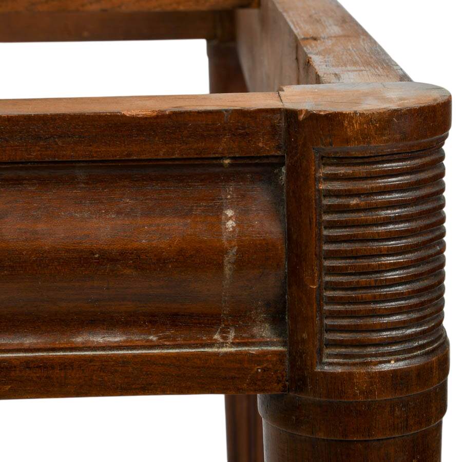 Vintage French Louis XVI-Style Marble Table-7