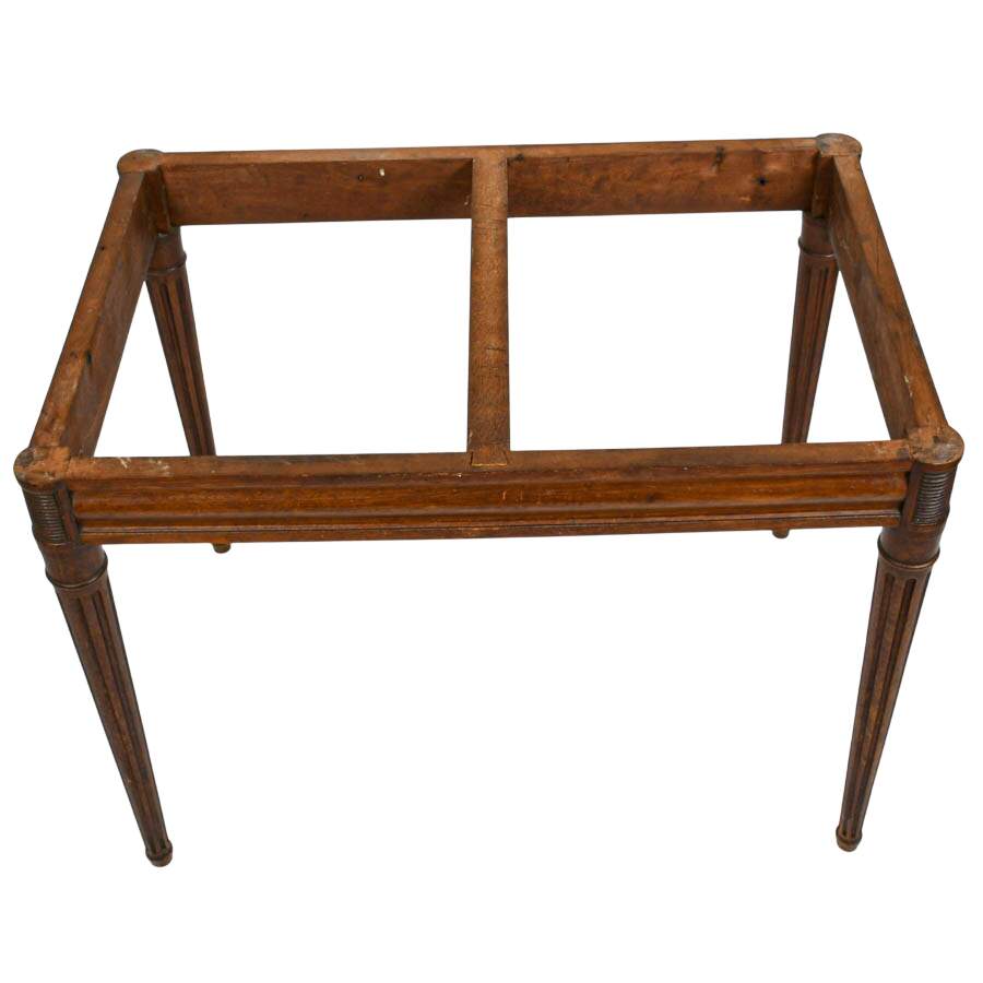 Vintage French Louis XVI-Style Marble Table-6