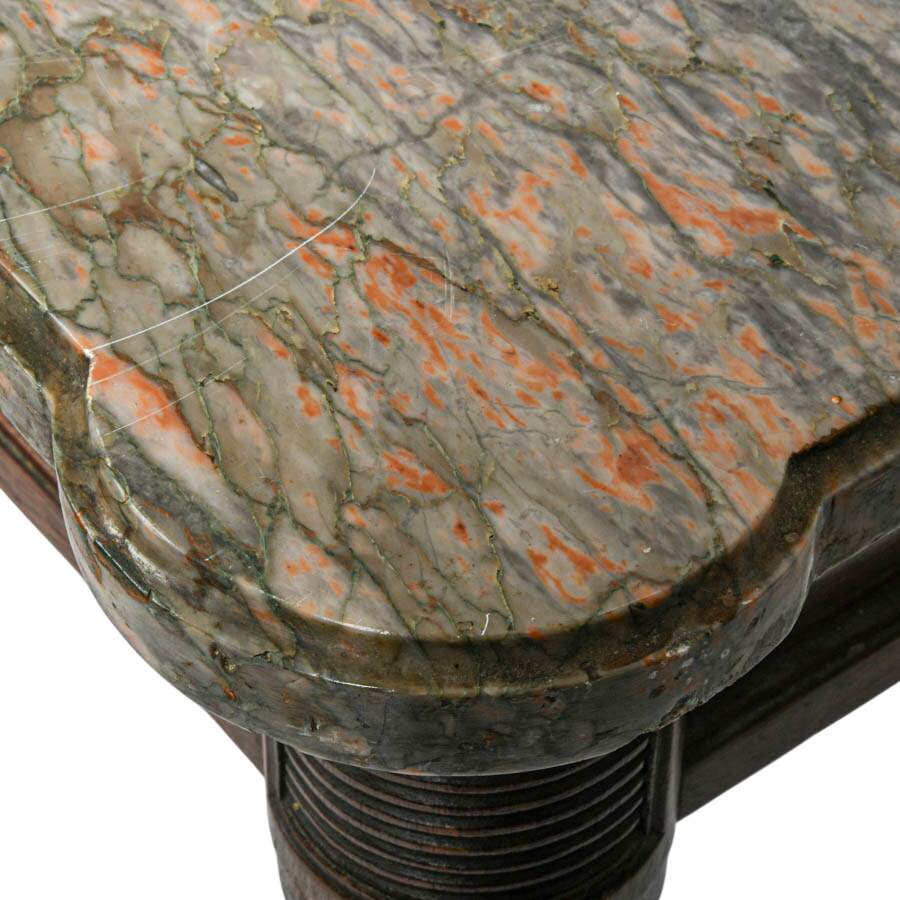 Vintage French Louis XVI-Style Marble Table-3