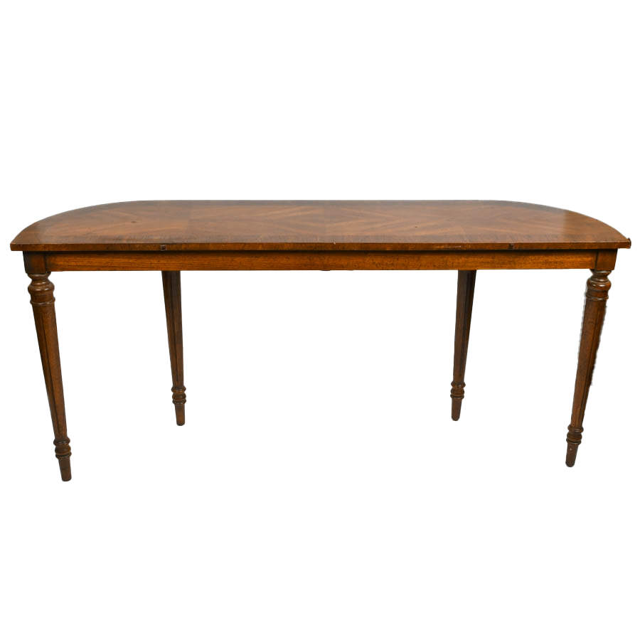 Vintage Demilune Console Table-4