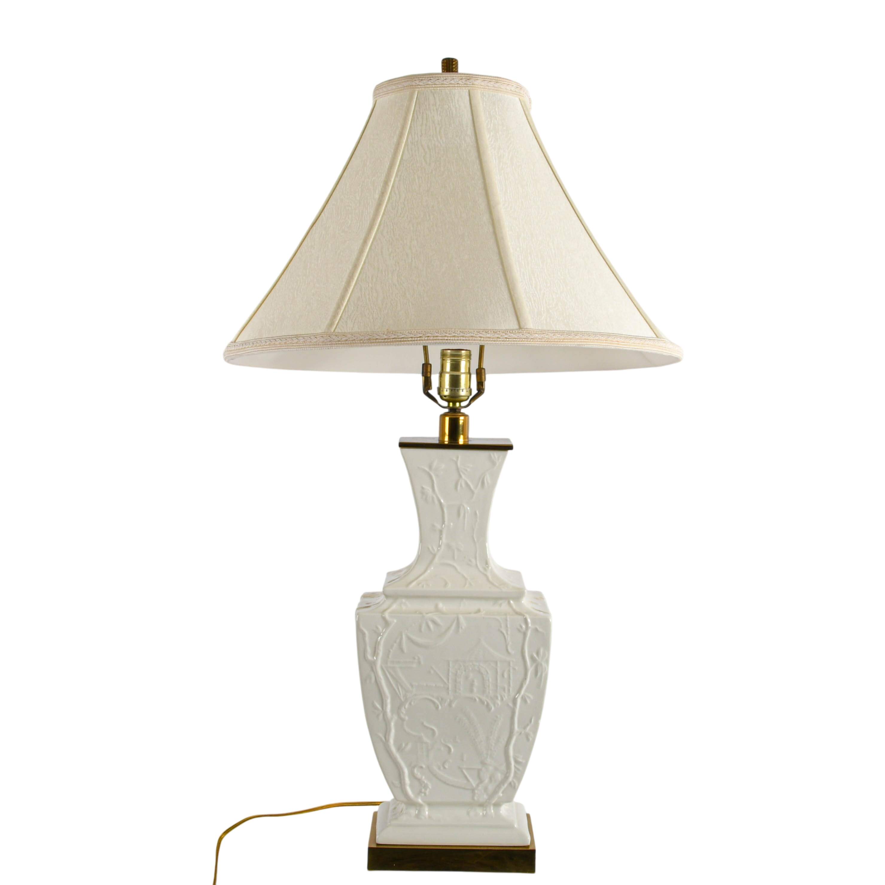 Paul Hanson Chinoiserie Blanc de Chine Table Lamp-1
