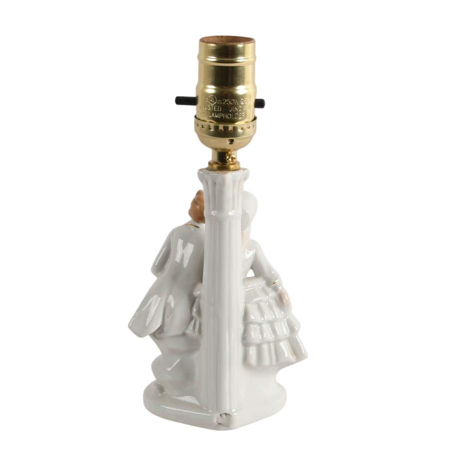 Mid-Century Courting Couple Bedside Lamp-5