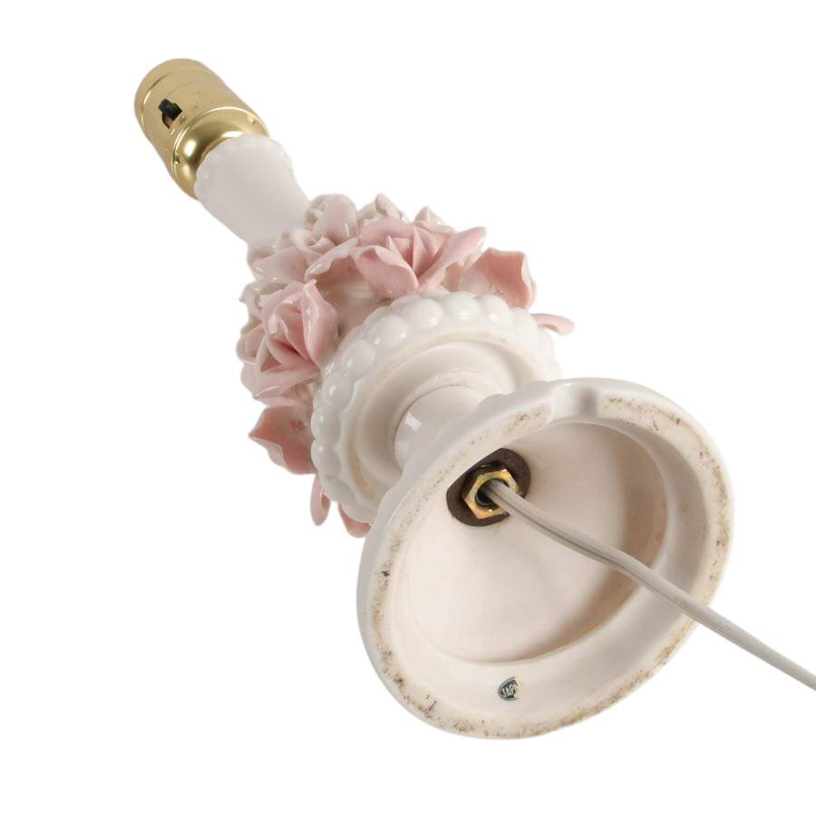 Mid-Century Ombré Rose Coquette Table Lamp-5