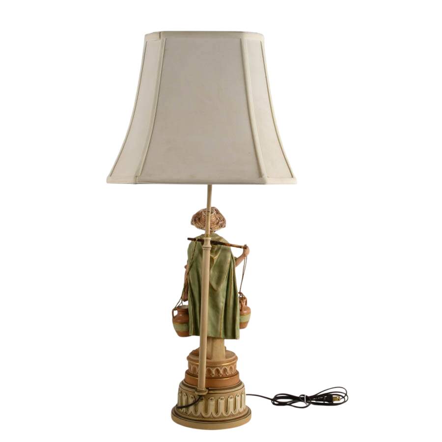Italian Figural Shepard Table Lamp-8