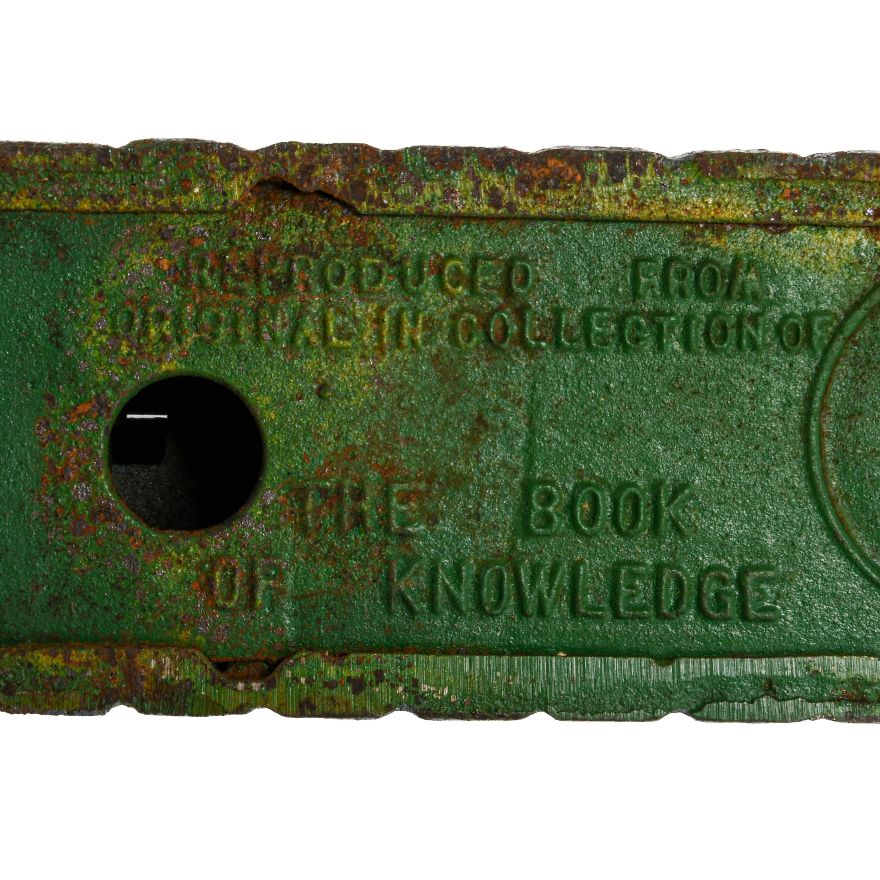 1950s Mechanical Book of Knowledge America Vs Spain Coin Bank-7