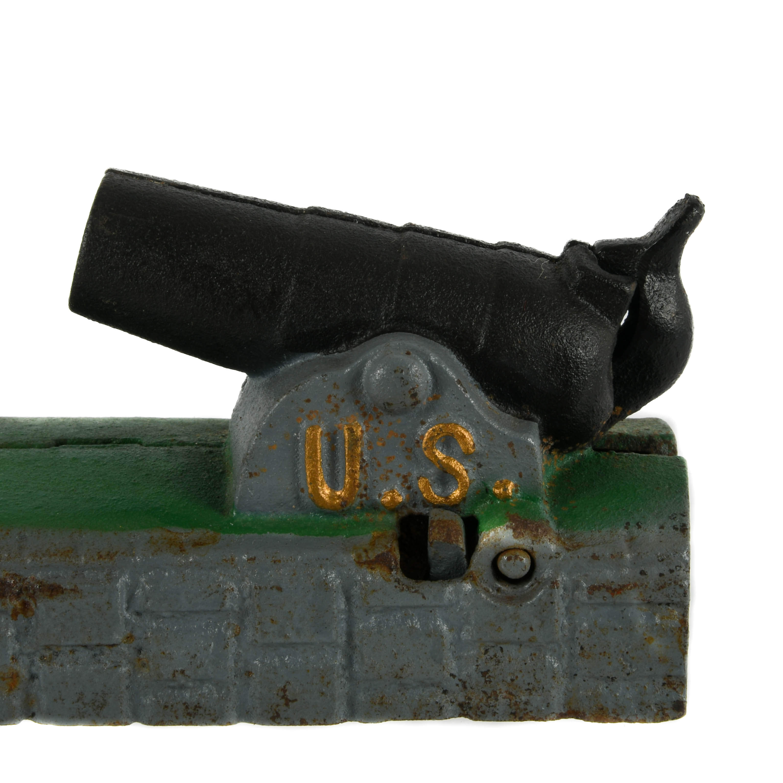 1950s Mechanical Book of Knowledge America Vs Spain Coin Bank-3