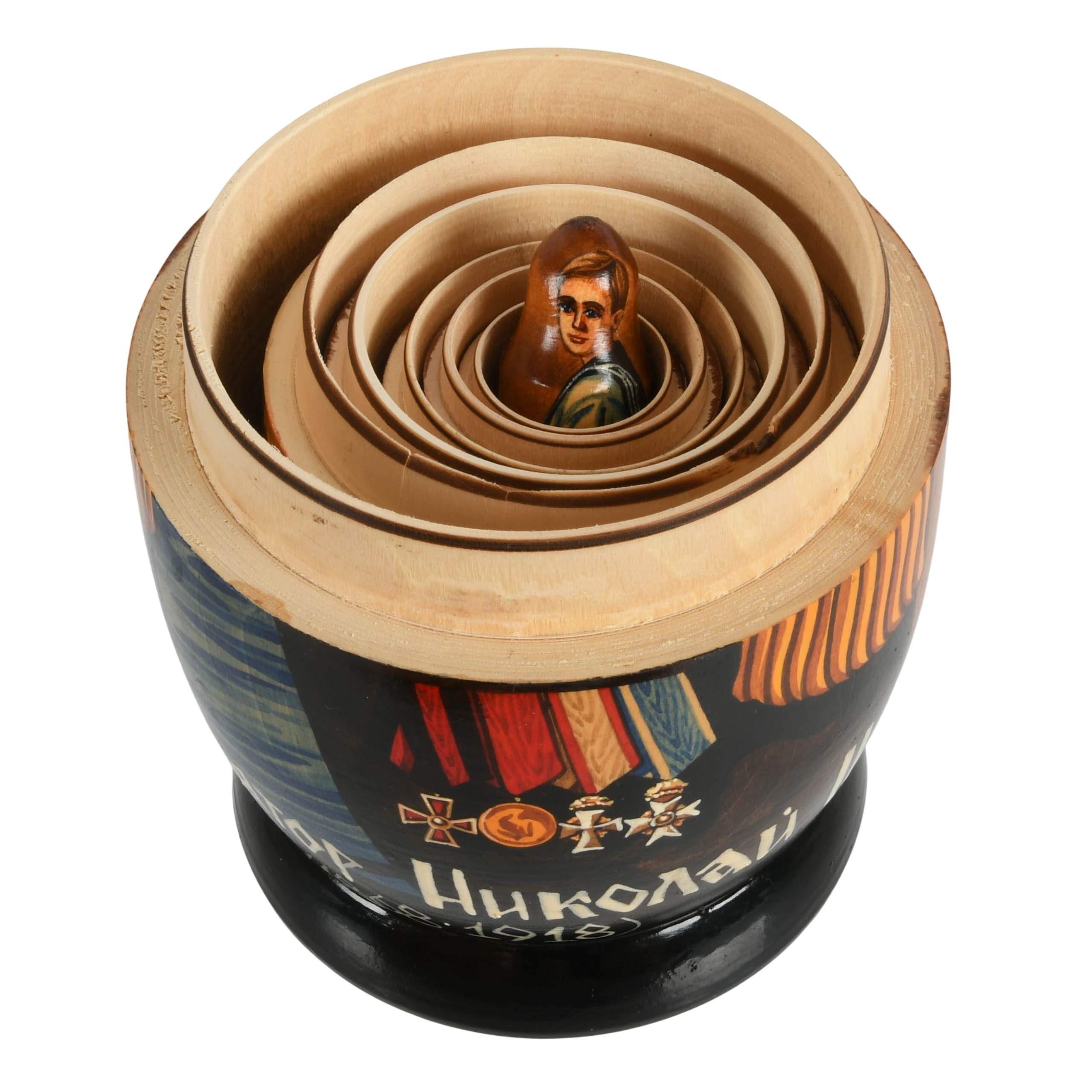 Set of Russian Tsar Dynasty Nesting Dolls-9