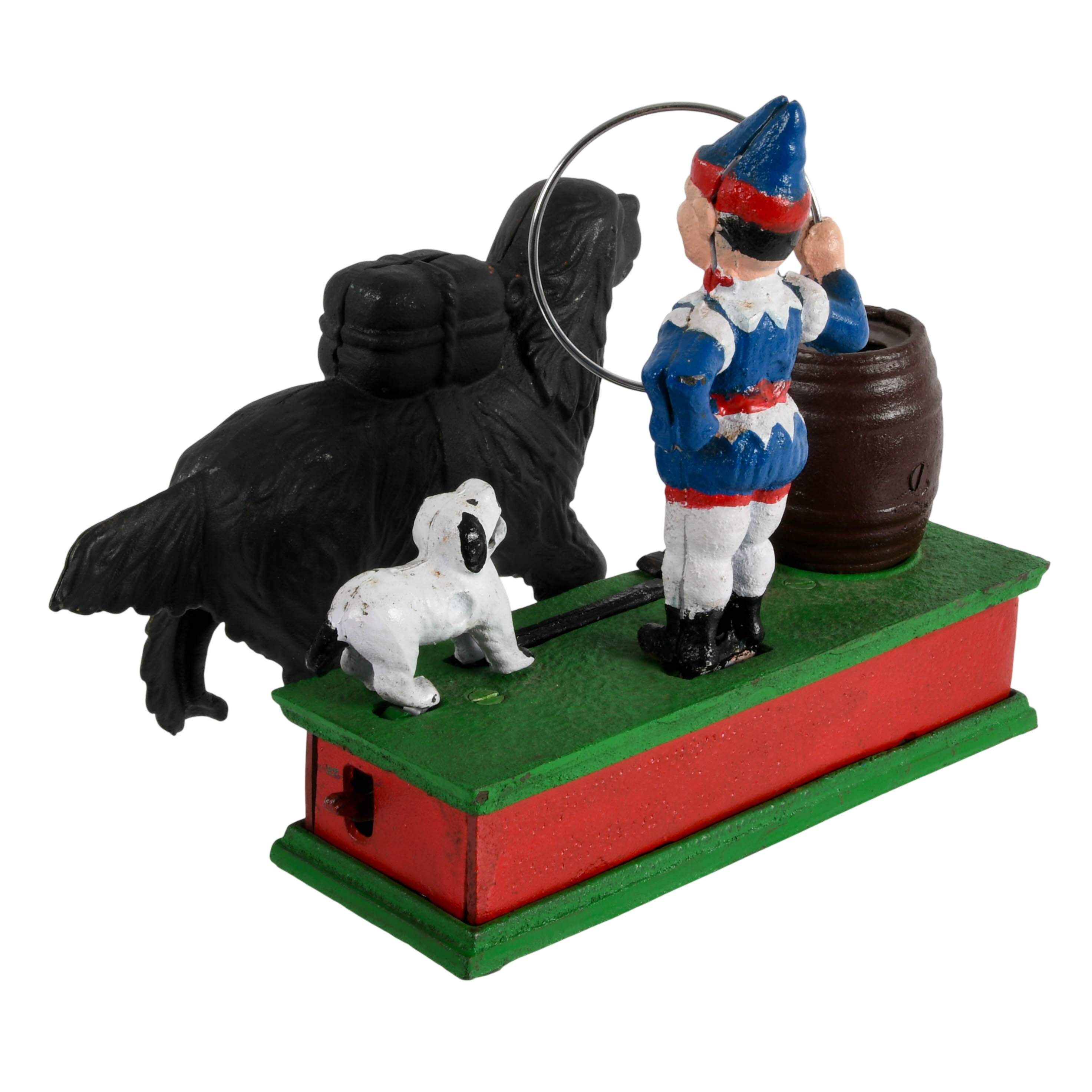 Pair of Reproduction Cast Iron Dog Banks-3