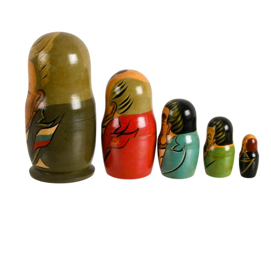 Set of Russian Political Leaders Matryoshka Dolls-2