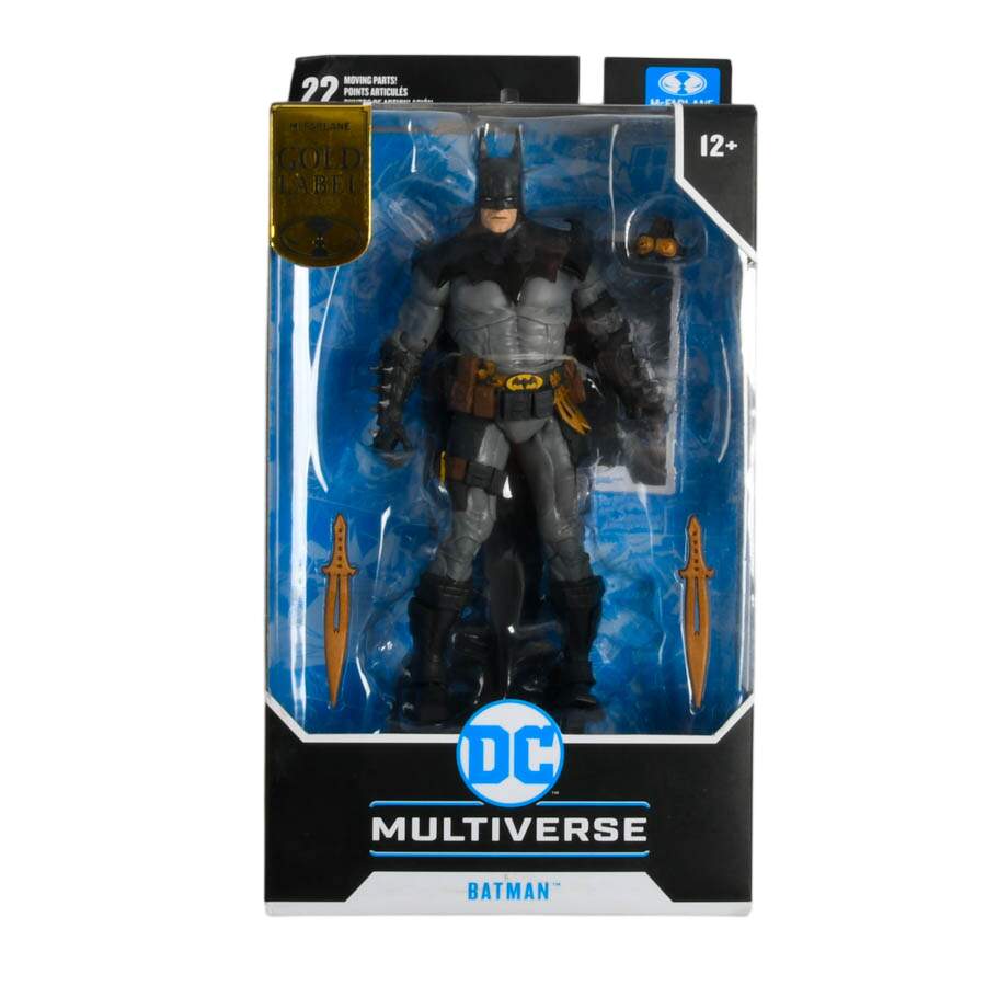 Pair of McFarlane Toys: Gold Label Batman and Platinum Edition Robin-4