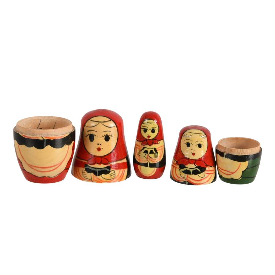 Set of Wooden Matryoshka Dolls-5
