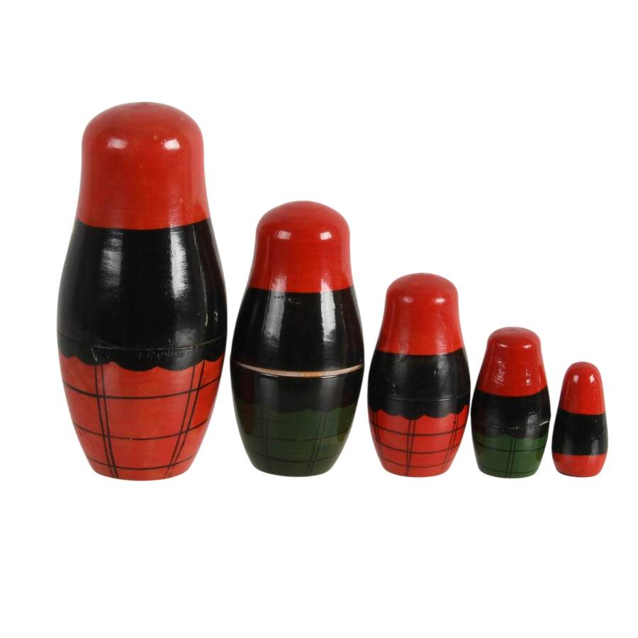 Set of Wooden Matryoshka Dolls-3
