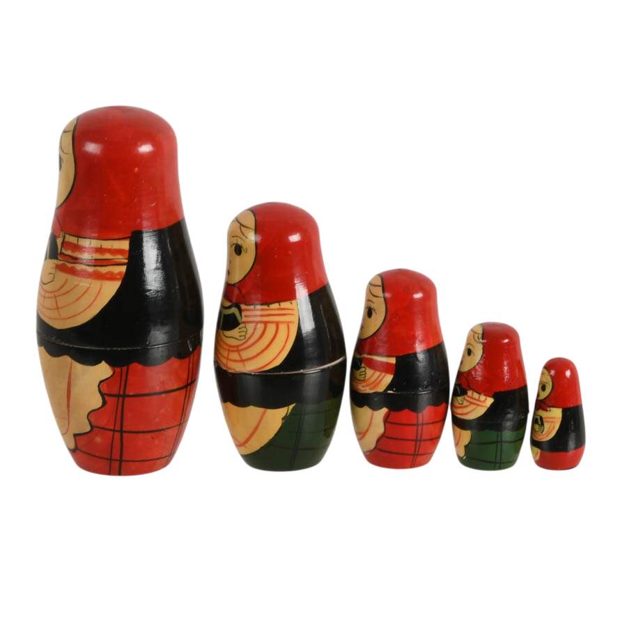 Set of Wooden Matryoshka Dolls-2