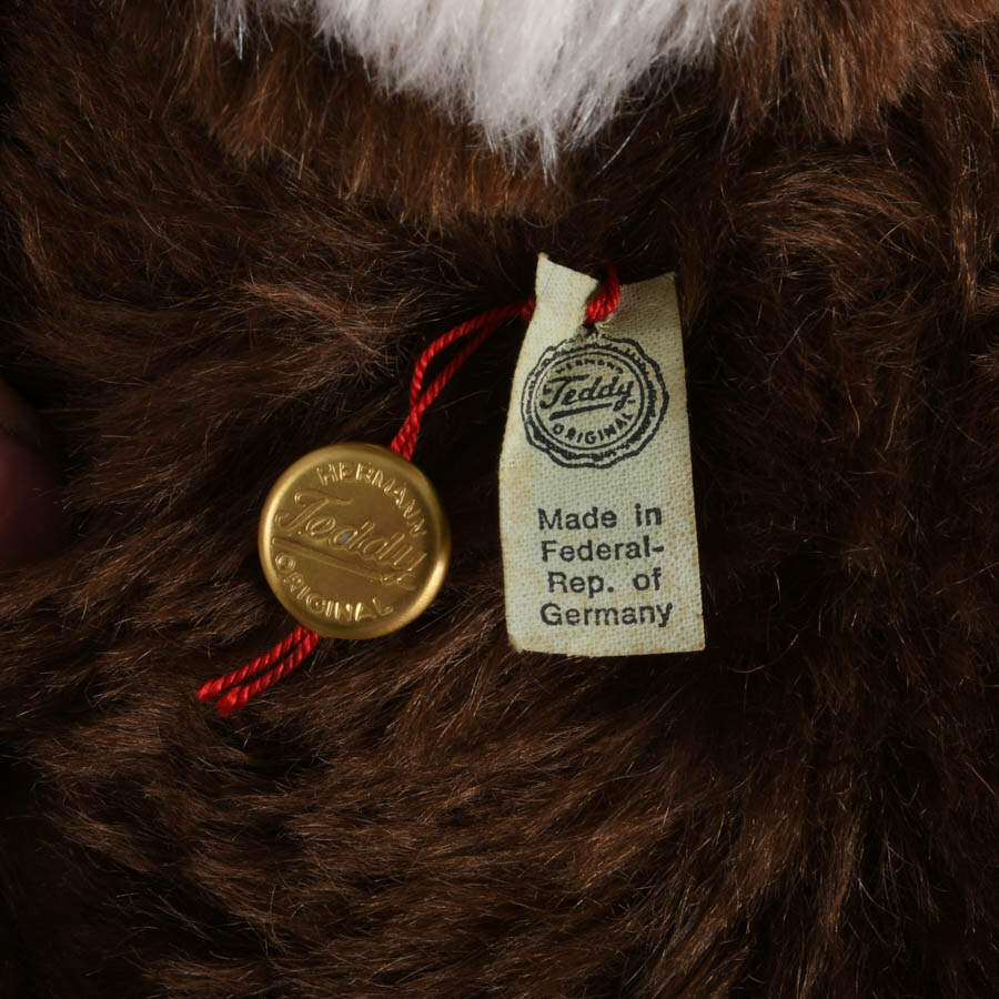 Mid-Century Hermann Teddy Original Monkey Stuffed Animal-3