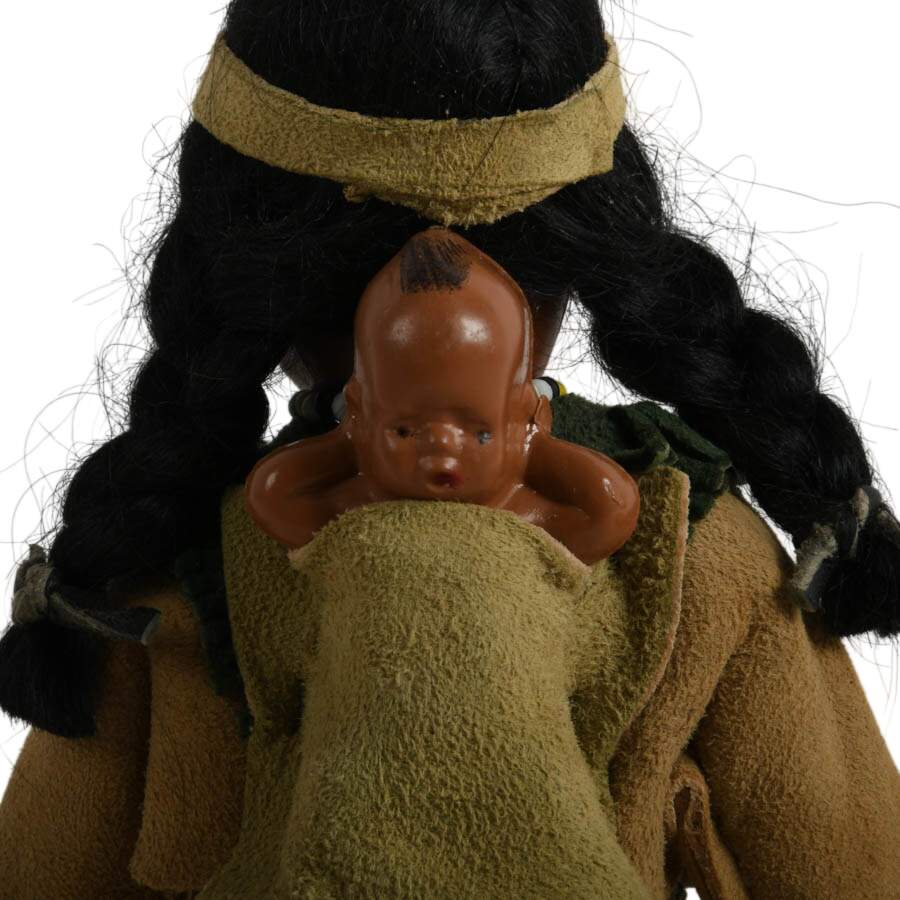 Six Vintage Around the World Travel Dolls-5