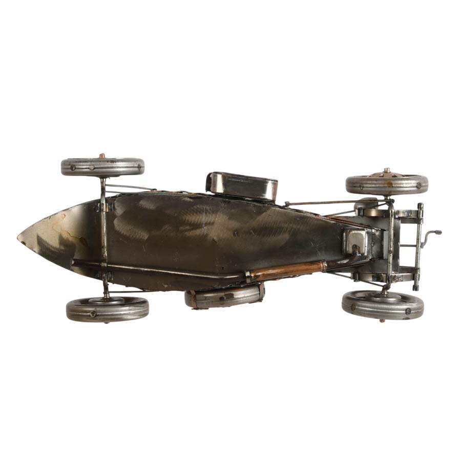 1926 Bugatti Type 35 Metal Racing Car Model-11