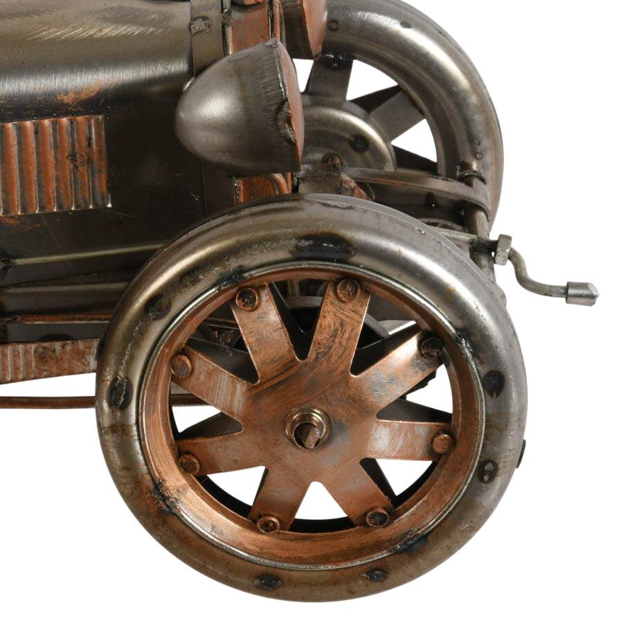1926 Bugatti Type 35 Metal Racing Car Model-4