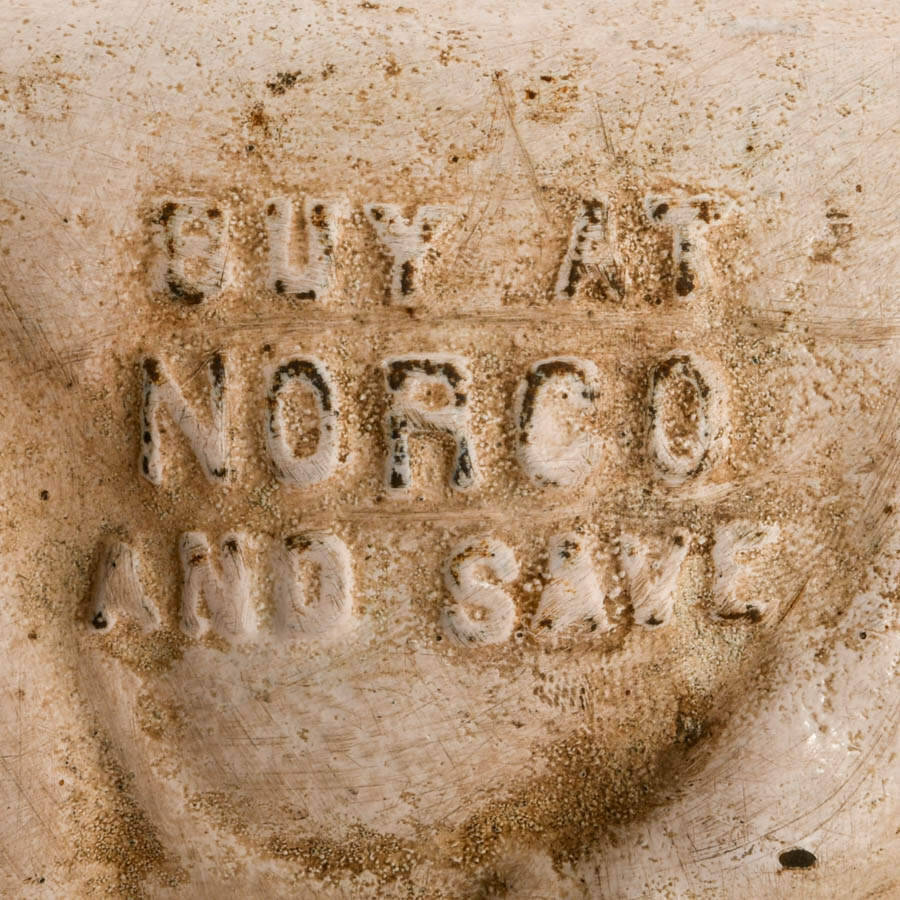 Antique Norco Foundry & Specialty Co. Cast Iron Piggy Bank-2