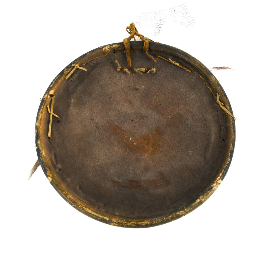 Native American Buffalo Spirit Leather Shield-3