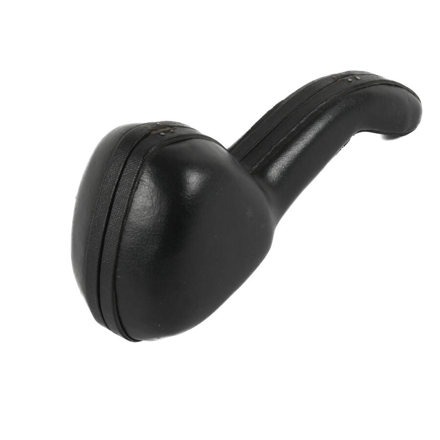 Carved Dog Meerschaum Pipe in Case-9