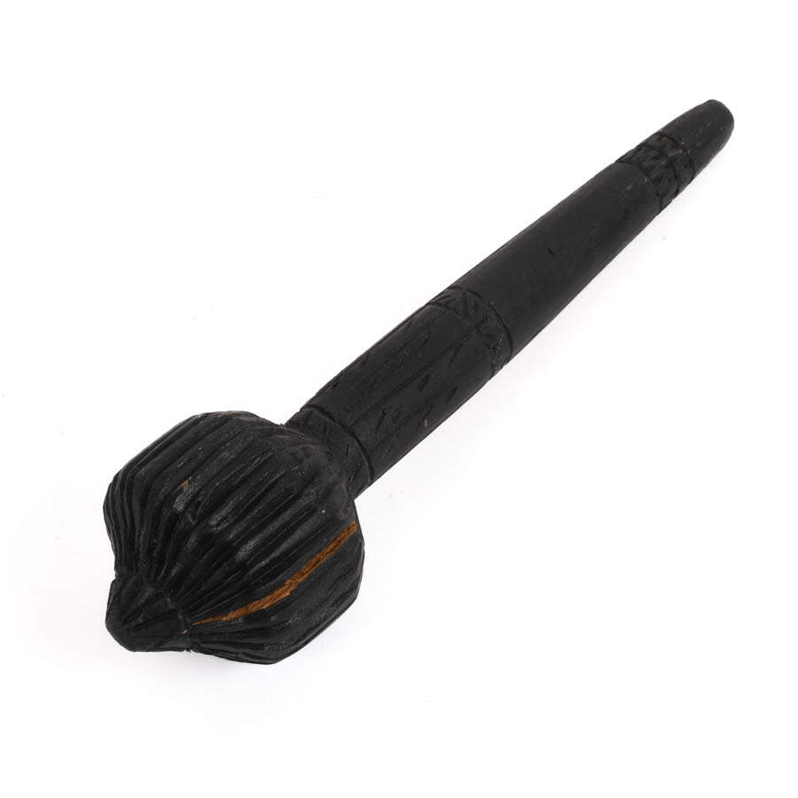 Antique Carved Wood Tribal Fighting Club-6