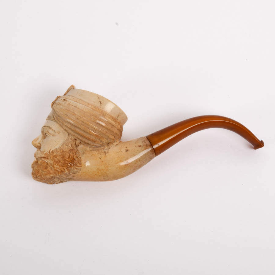 Antique Figural Meerschaum Pipe-4