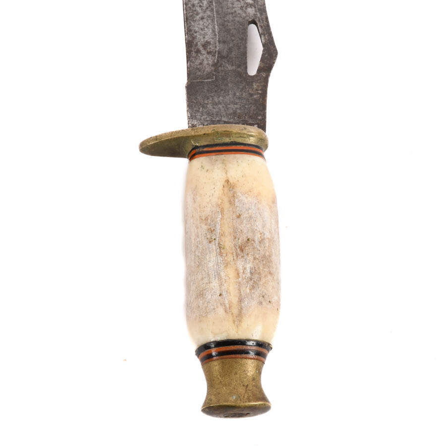 Hunting Knife with Stag Handle-4