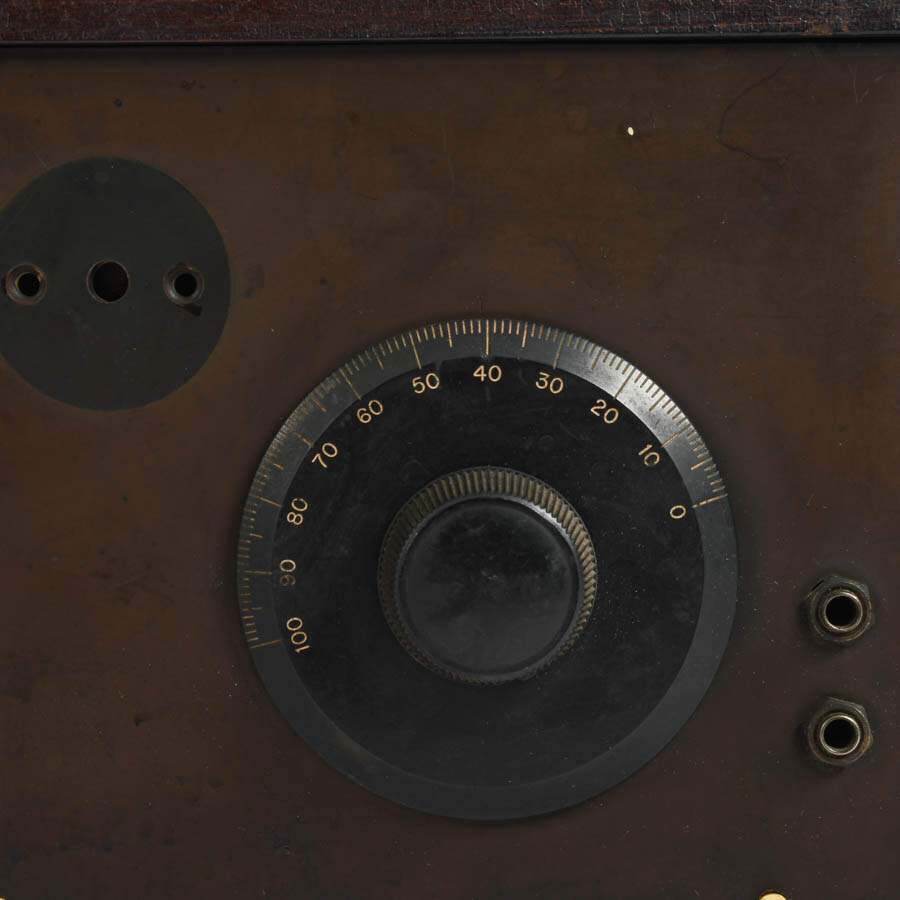 Antique Wood Cased Radio-5