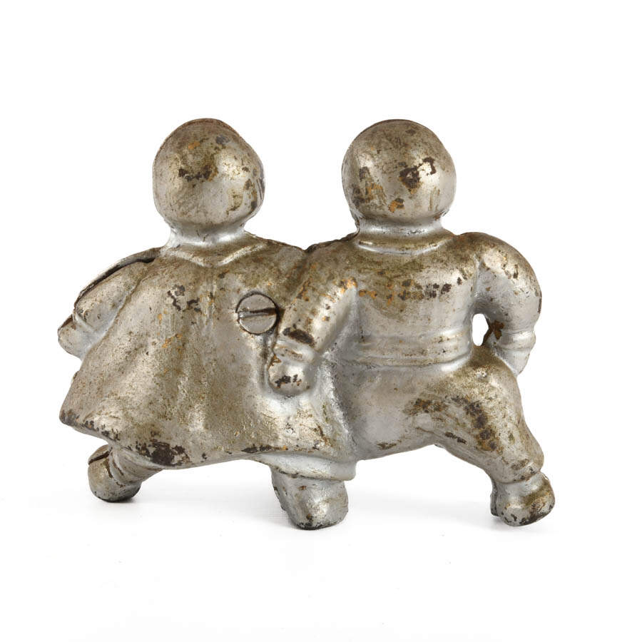 Antique Cast Iron Campbell Soup Kids Figurine-5