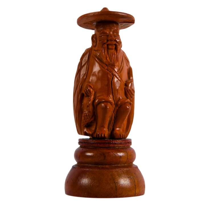 Chinese Carved Items Including Fruit Pit, Rose Quartz and Xiu Jade-4