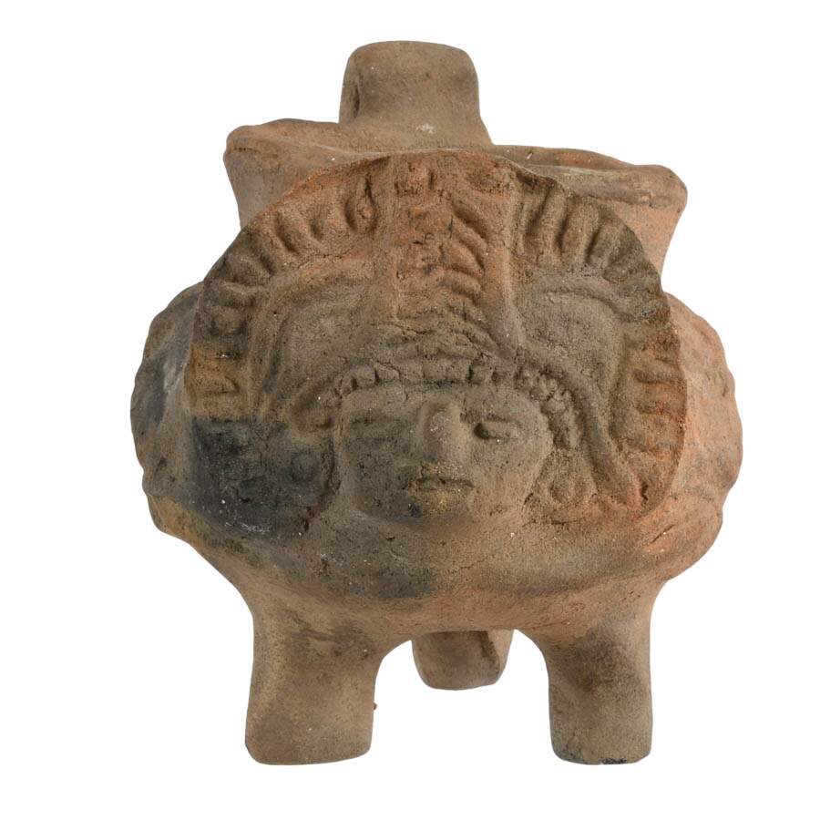 Pair of Pre-Columbian Replica Offering Pots-7