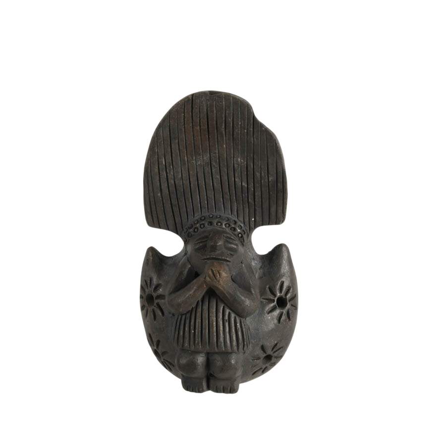 Pair of Figural Mesoamerican-Style Ceremonial Ocarinas-6