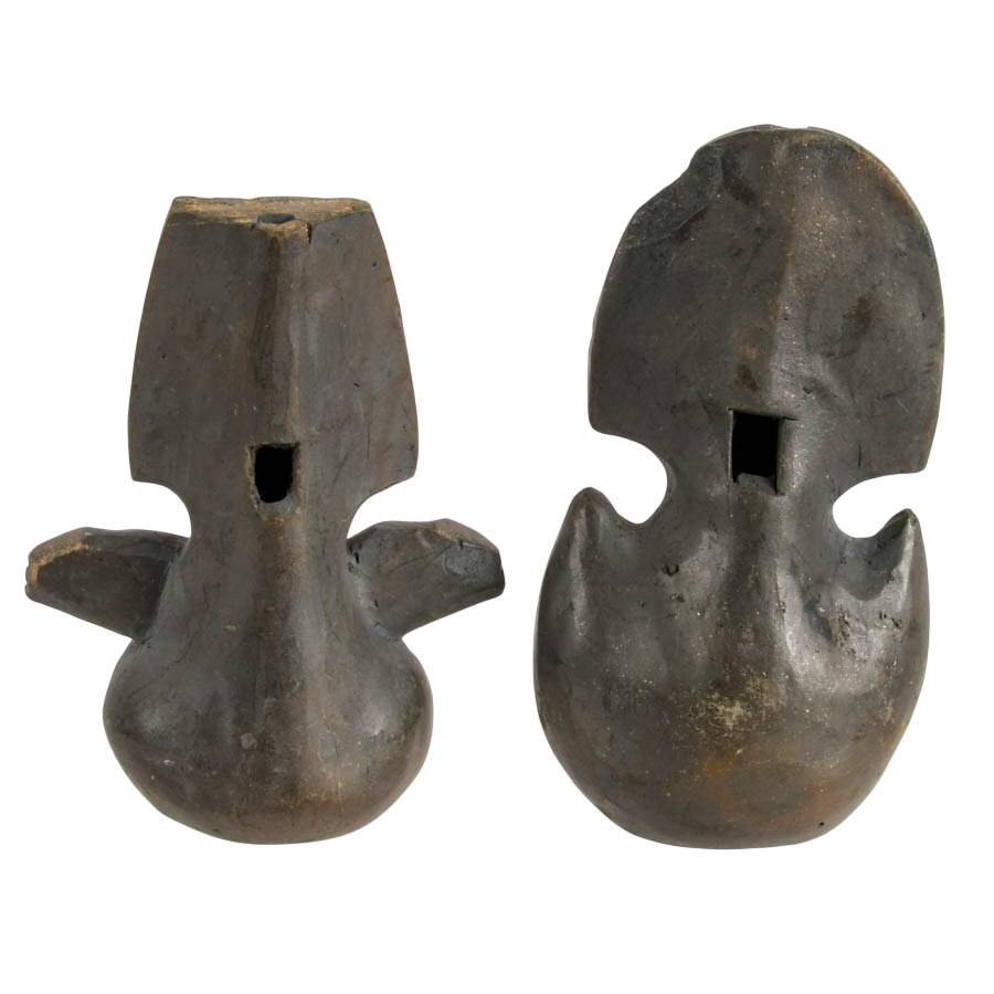 Pair of Figural Mesoamerican-Style Ceremonial Ocarinas-3