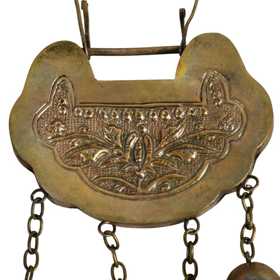 Antique Chinese Longevity Metal Lock-4
